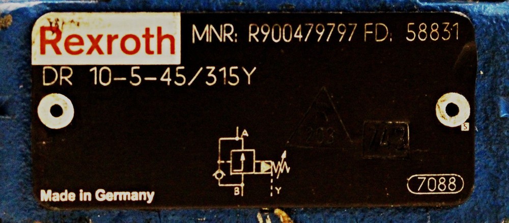 Rexroth DR 10-5-45/315Y Pressure Reducing Valve R900479797 Unused