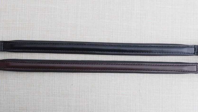 Red Barn Plain Round Raised Padded Browband