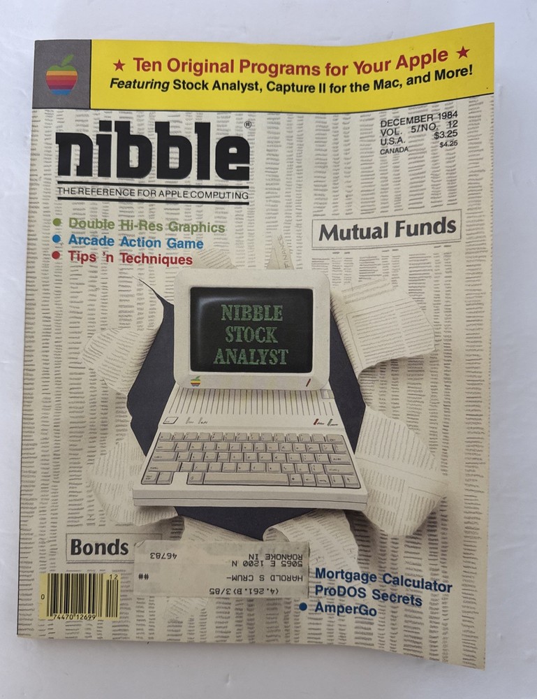 1984 Nibble Apple II Computer Reference Magazine Vol 5 COMPLETE SET OF 12