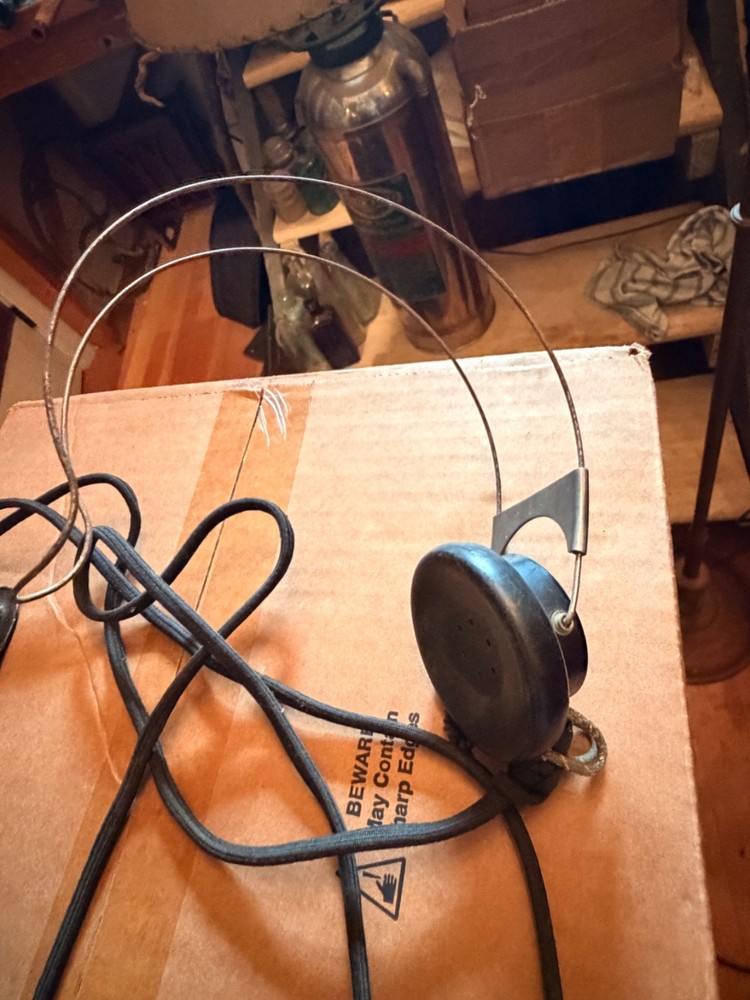 Webster Electric Switchboard Operators headset-Bakelite 1920's