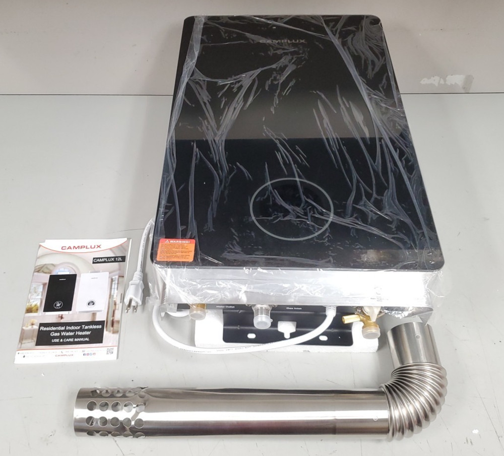 CAMPLUX CA318NG-N1 Smart 3.18 GPM Tankless Water Heater With Vent Pipe