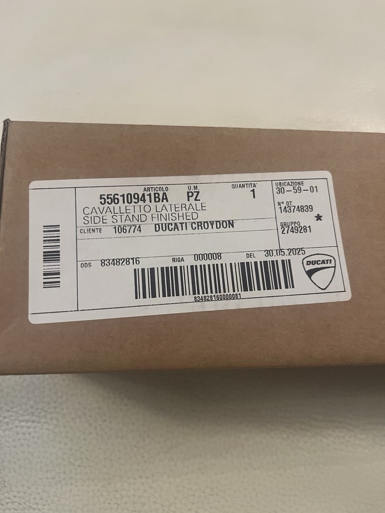 Genuine Ducati Side Stand - 55610941BA