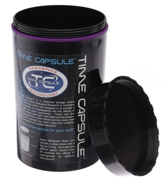 Aerospace Technology - Waterproof Time Capsule Small Container Odor Tight