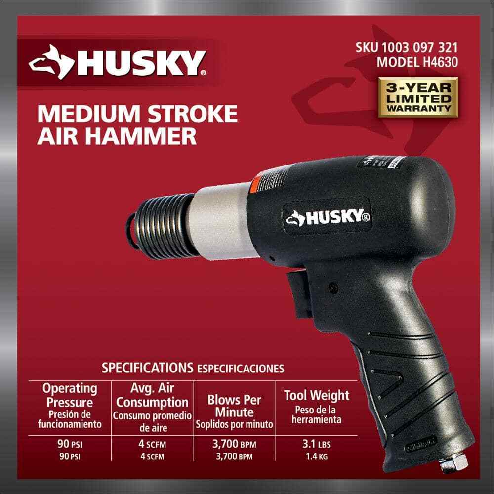 Medium Stroke Air Hammer - 3700 BPM, Powerful Pneumatic Tool NEW