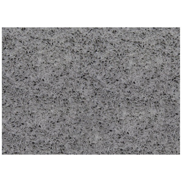 24" x 30" Rectangular All-Weather Quartz Restaurant Table Top in Storm Gray