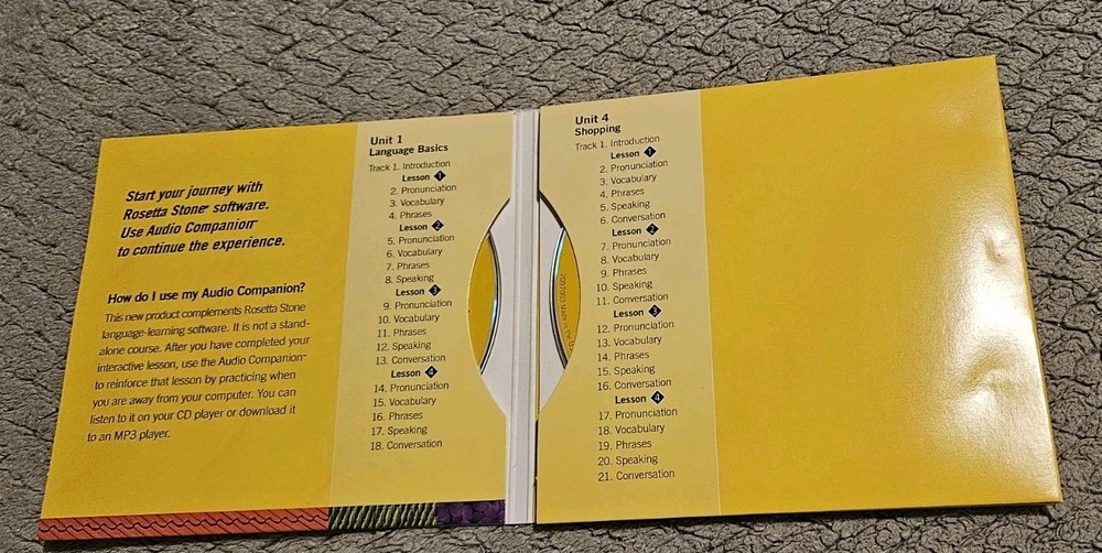 Rossetta Stone Spanish Level 1 CD Set Tested Plays