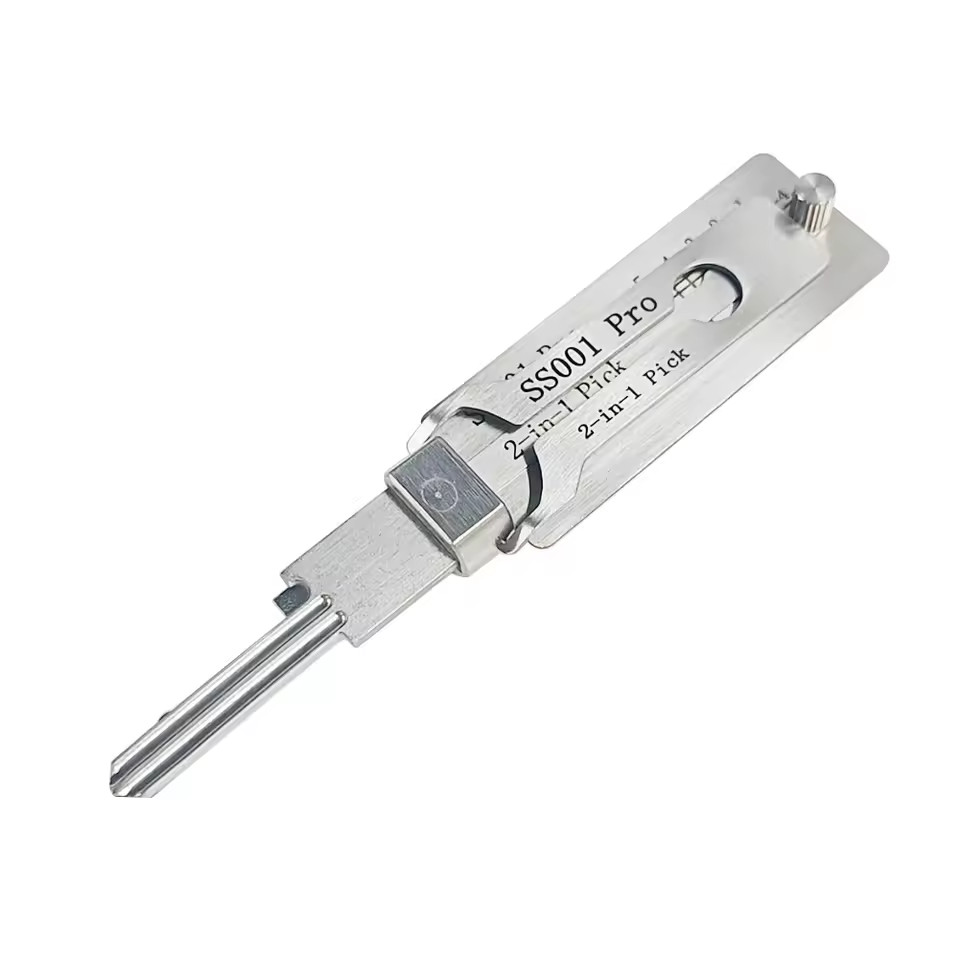 2-1 Stainless Steel SS001 PRO / KW1 Key Decoder Tool for Locksmiths