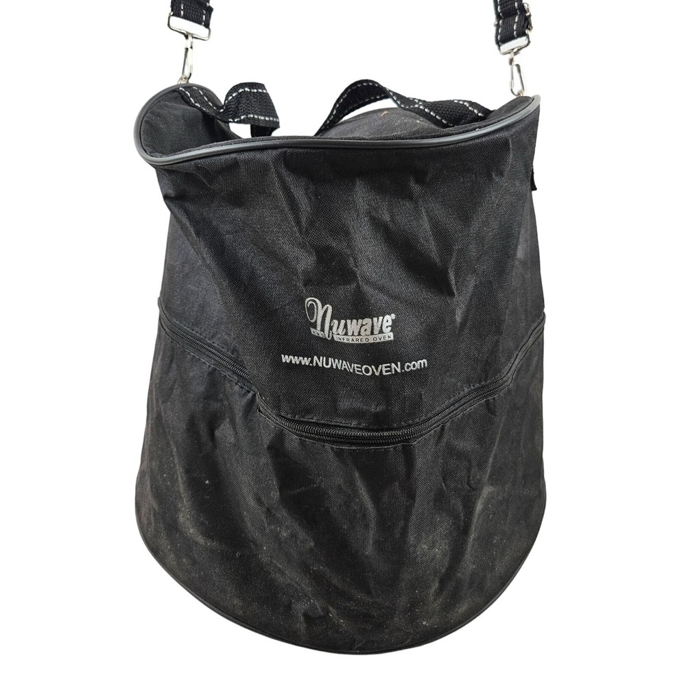 NuWave Infrared Oven Carrying Case Black Nylon Adjustable Shoulder Strap Storage