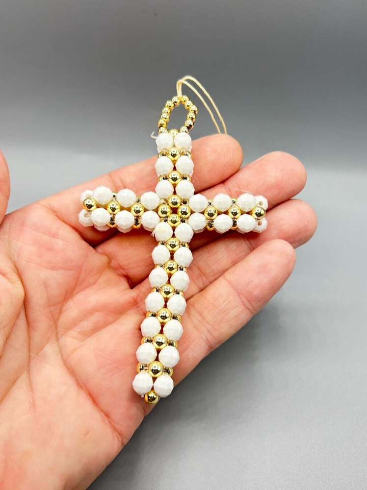 Beaded Cross Hanging Window Decorations