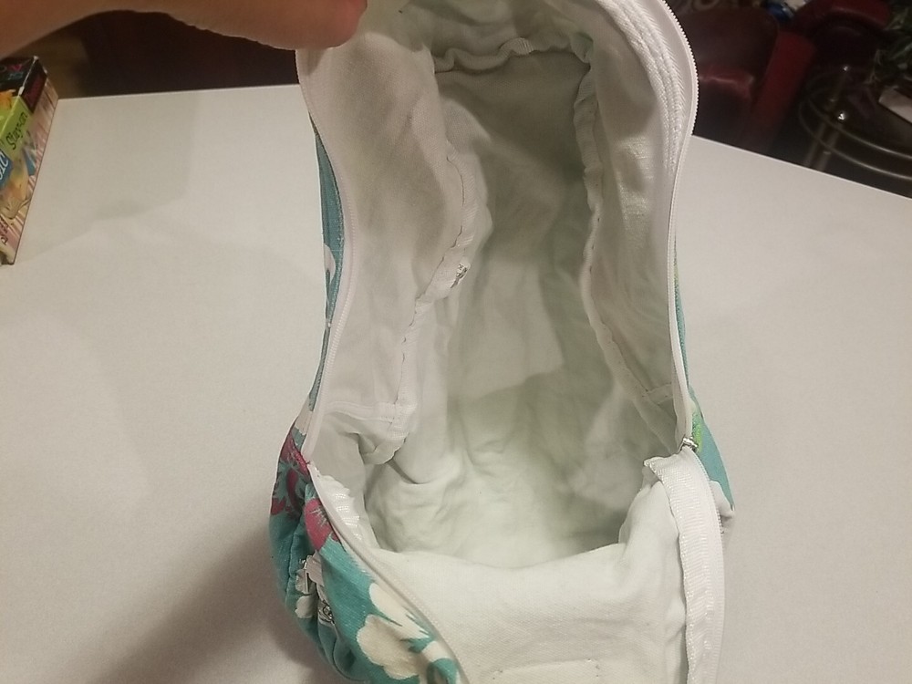 OP back pack with wide straps three compartments with durable zippers