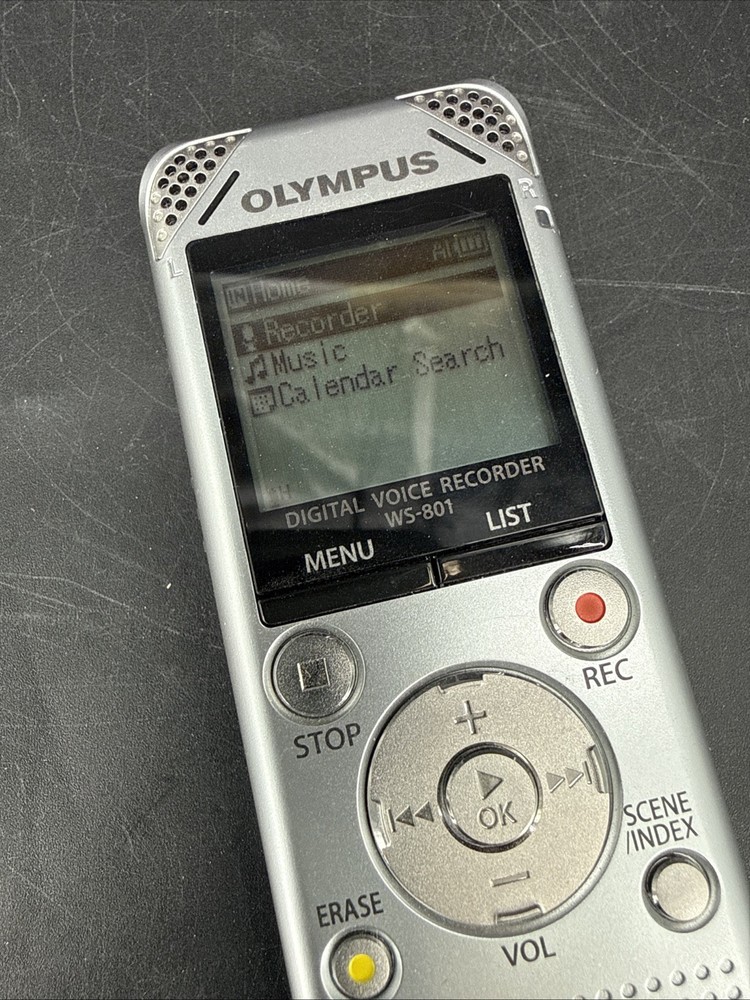 Olympus WS-801 Handheld USB Digital Voice Recorder - Tested