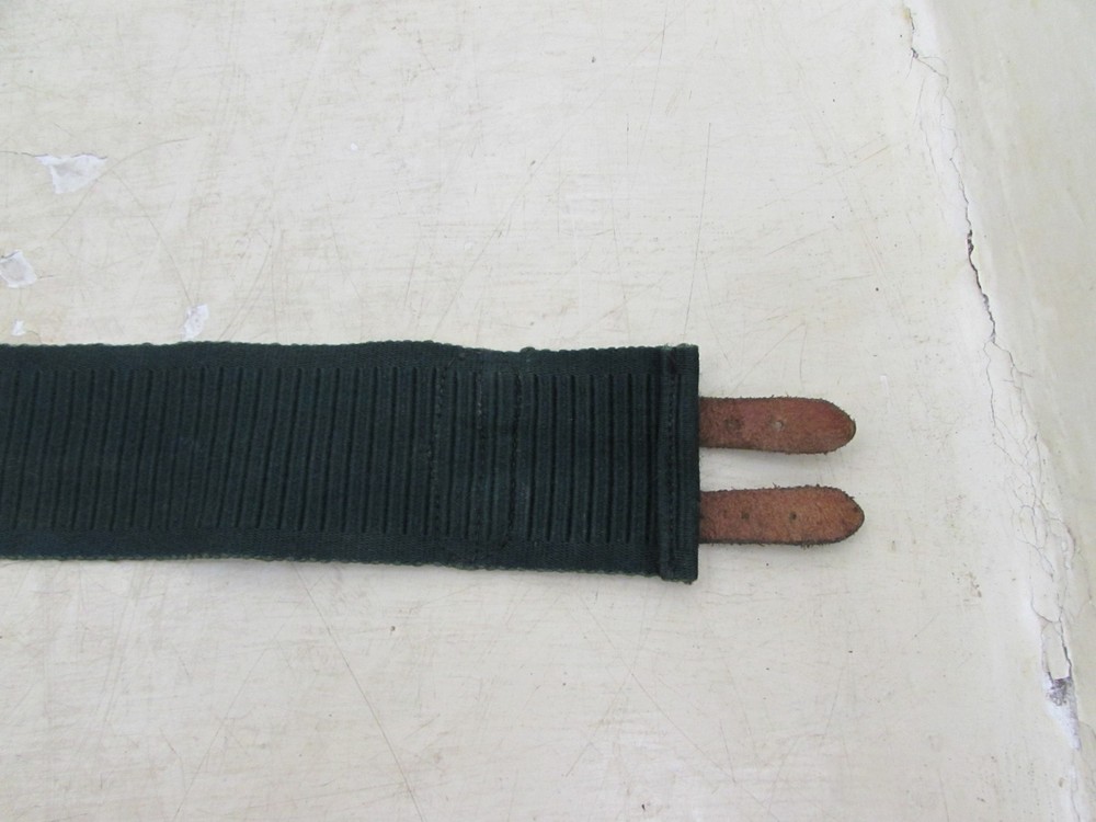 1950's Adjustable Size Green Army Issue Material Belt