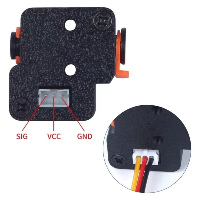 Precise ABS Filaments Detector For 3D Printing Real Time Data LED Notification