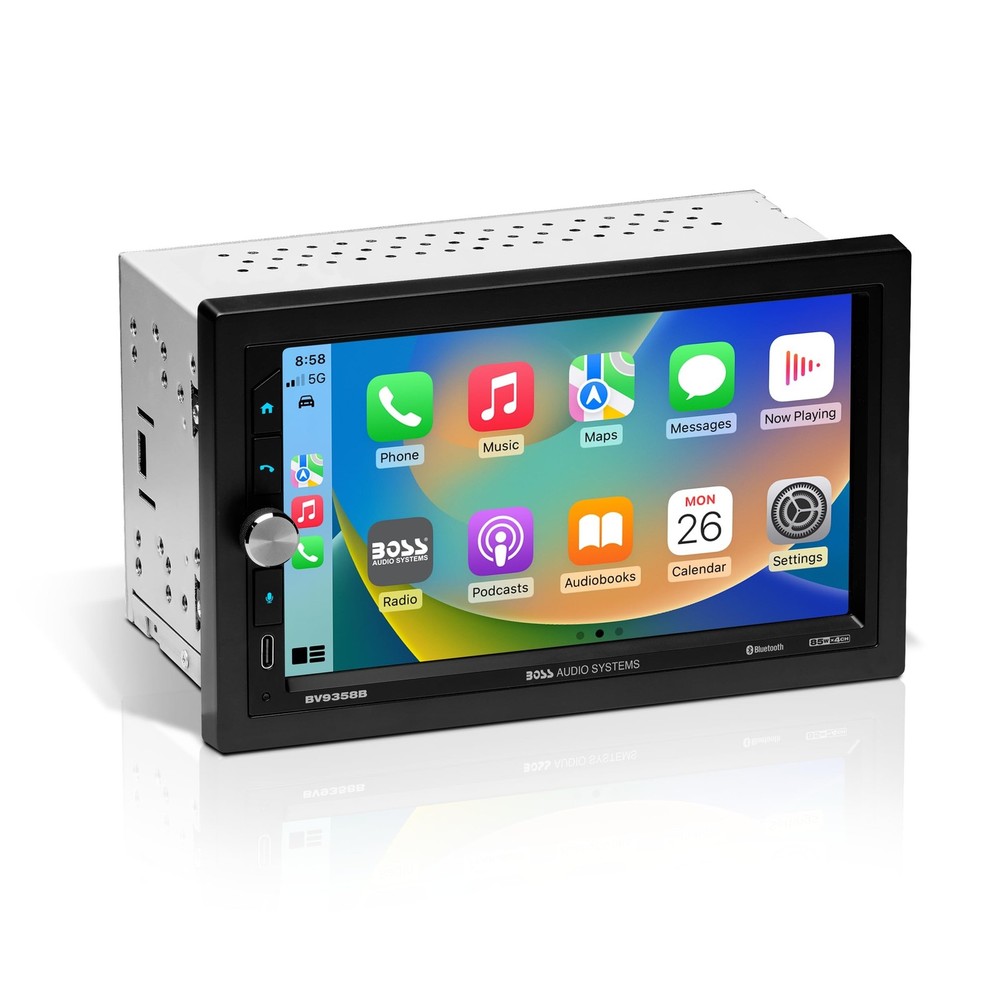 BOSS Audio Systems BV9358B Car Stereo – Wireless CarPlay Android Auto, Dou