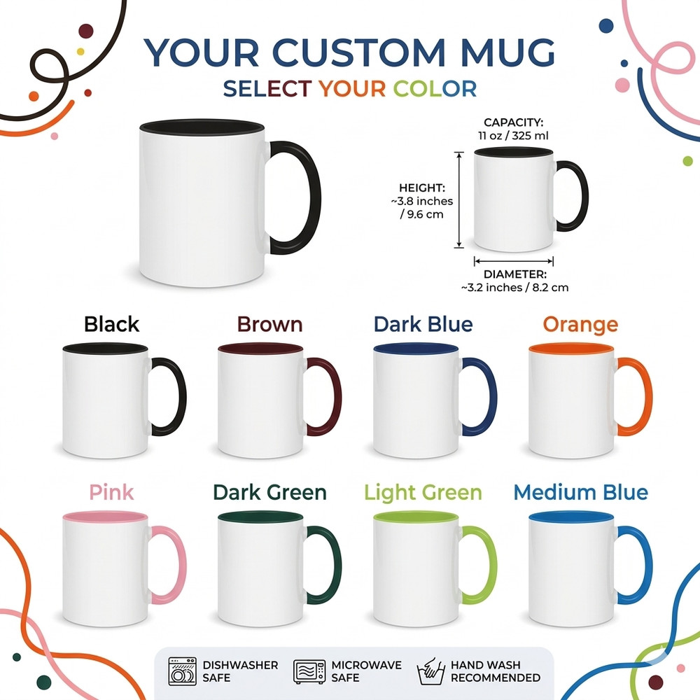 Black Cat Coffee Mug, Two Tone Ceramic Cat Lover Gift