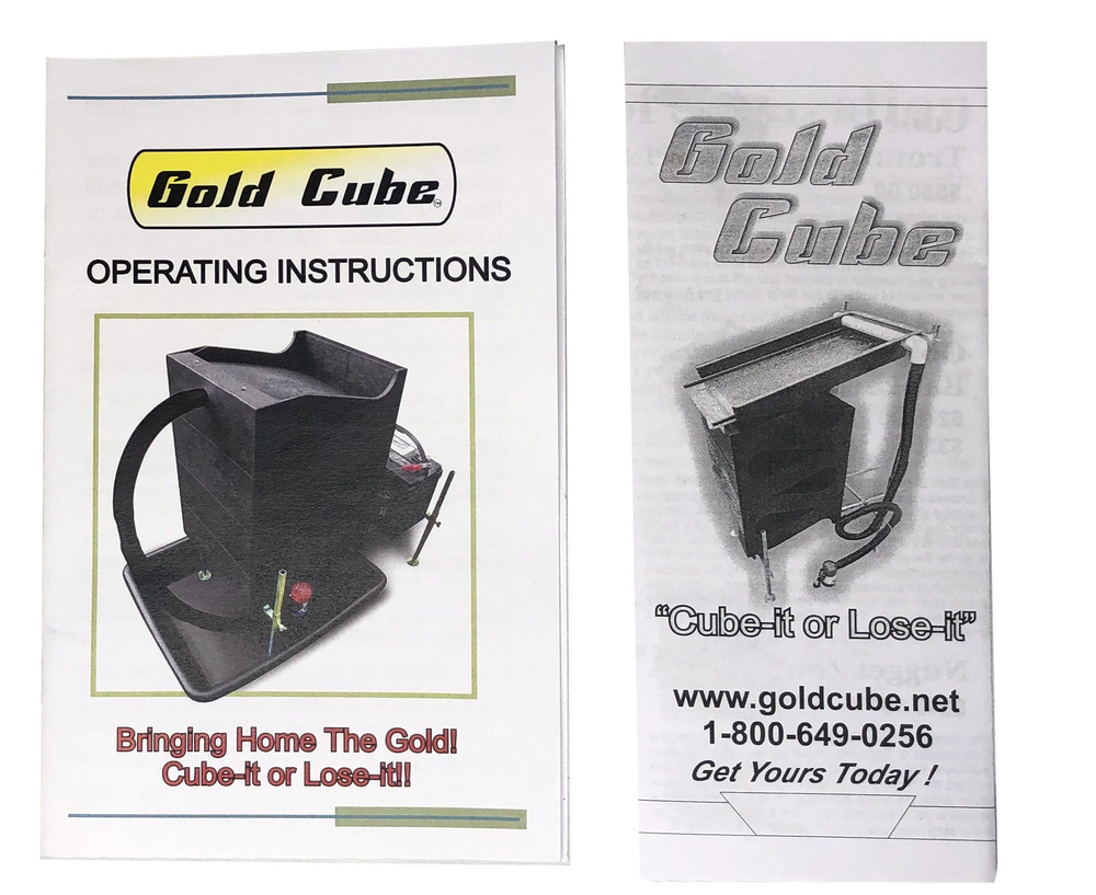 Gold Cube 4 Stack "Solo" - No Pump, Stand, or Hose with Prospecting Accessories
