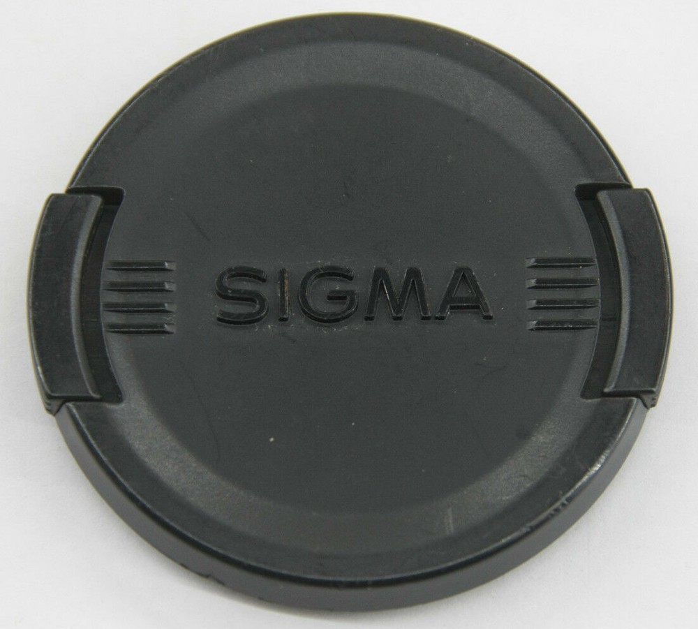 55mm  - Front Snap On Lens Cap -Sigma- Plastic- USED E56W