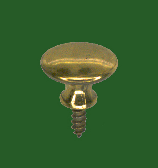 #2 (1PAIR) POLISHED MACEY BOOKCASE DOOR KNOBS NEAR PERFECT PROFILE DIMENSIONALLY