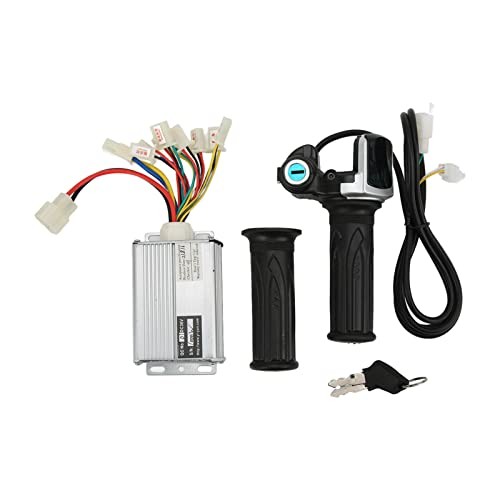 1000W Brushed Motor Speed Controller with Locking Throttle Grip & Battery