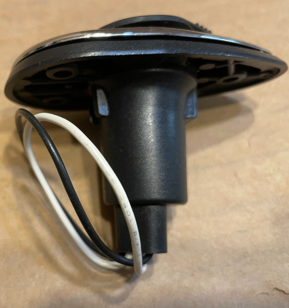 Perko Threaded Collar Pole Light Mounting Base 2-Pin Chrome #1048P00CHR