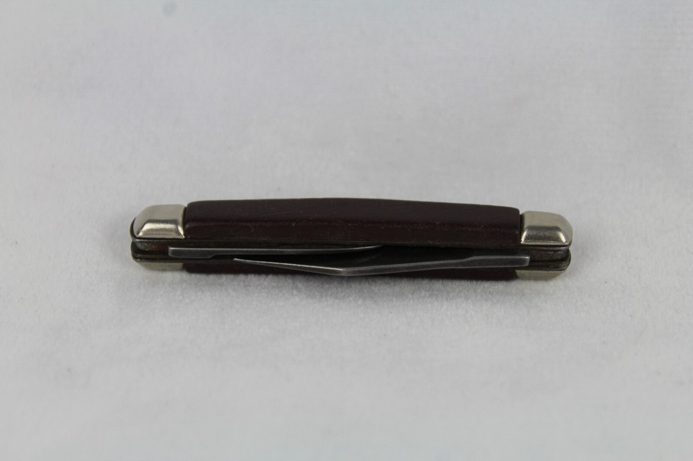 Vintage SABRE Multi Blade Folding Black Pocket Knife