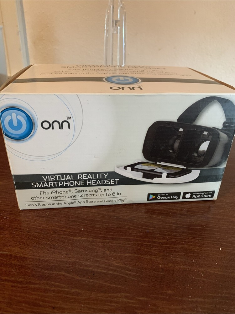 ONN Virtual Reality SmartPhone Headset - White