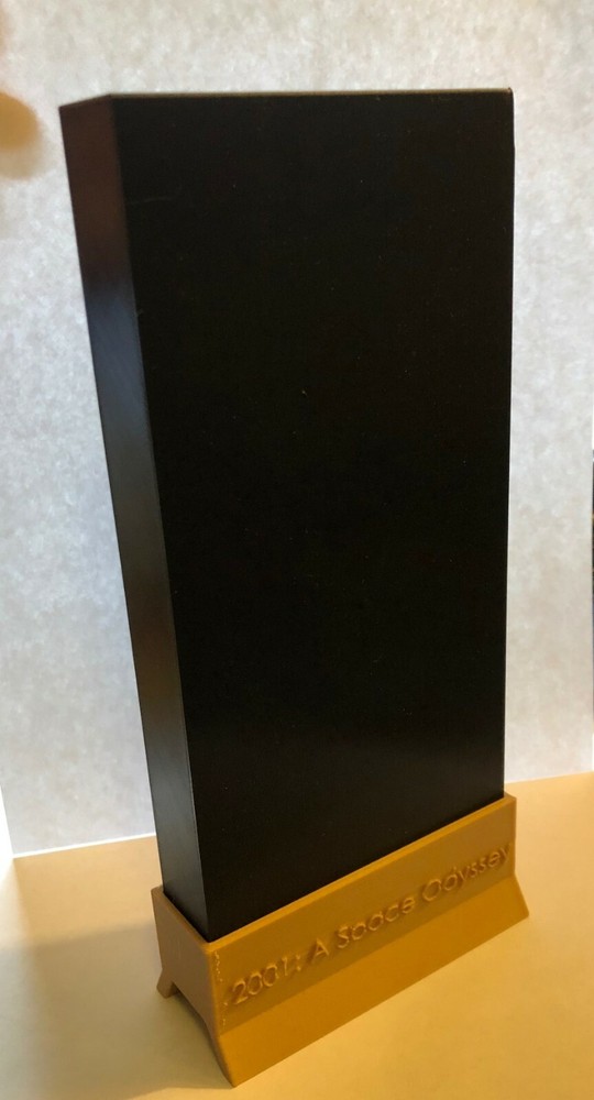 Base for 2001: A Space Odyssey, Black Alien Monolith Obelisk