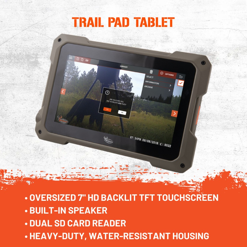 Wildgame Innovation Touchscreen Trail Pad Tablet with 2 Pack Memory Card Bundle