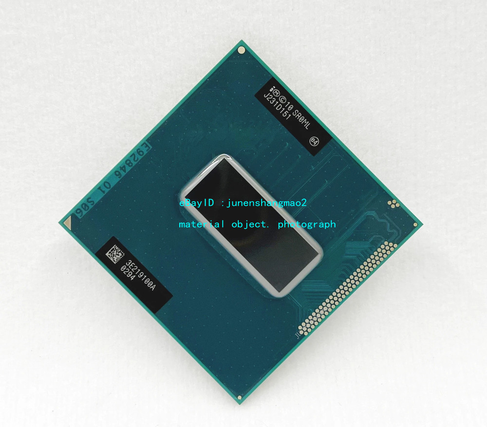 3720QM Intel Core i7 CPU Quad-Core 2.6-3.6GHz 6M SR0ML Socket G2 Processor