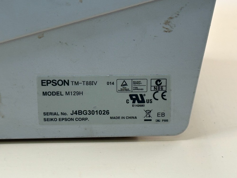 EPSON TM-88IV M129H USB THERMAL RECEIPT PRINTER