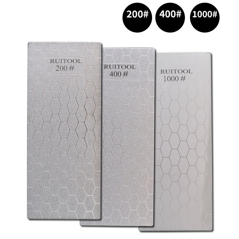 3Pcs Home Use Honeycomb Emery Abrasive Blades Rectangular Design Polishing