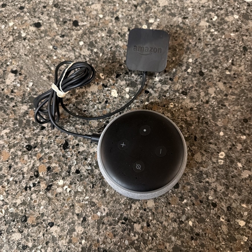 Amazon Echo Dot 3rd Generation Model C78MP8 Heather Gray Excellent Condition