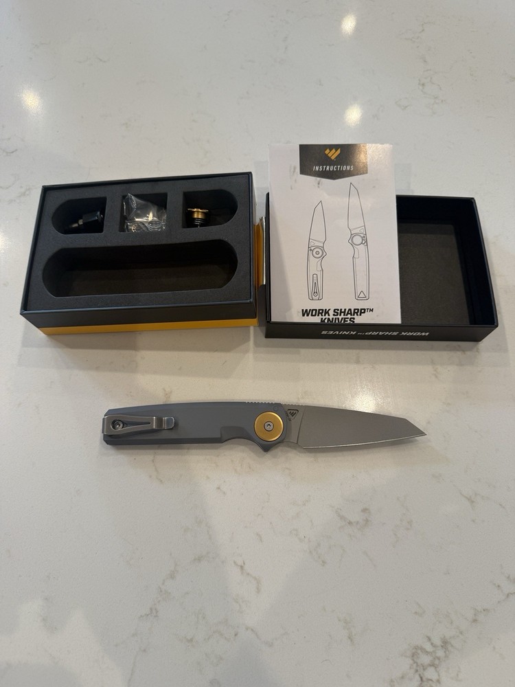 Work Sharp RMX, Gray Reverse Tanto Blade,Manual, Ambidextrous