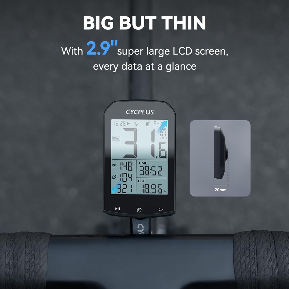 Bike Computer Set Include Speed and Mount, Wireless Bicycle Speedometer Odome...