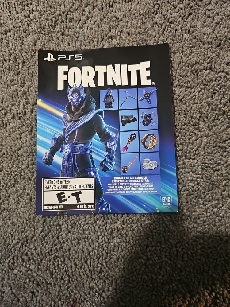 fortnite cobalt star bundle code