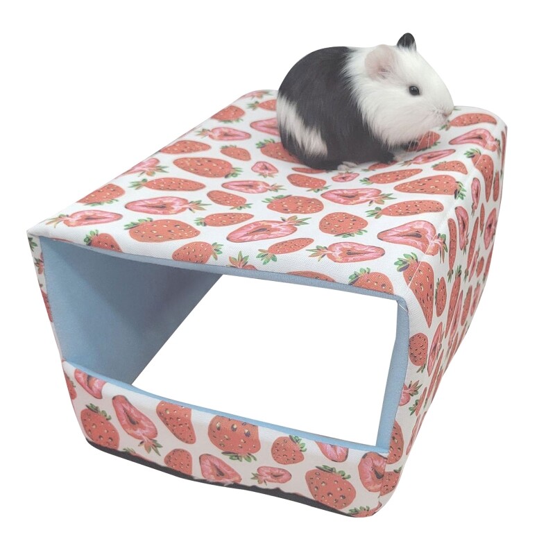 Warm Bed Small Pet Winter House Bottomless Hideout for Hamster