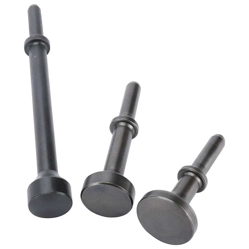 4 Pack Smoothing Pneumatic Air Hammer Bits Air Chisel Bits Tool Set with Spring