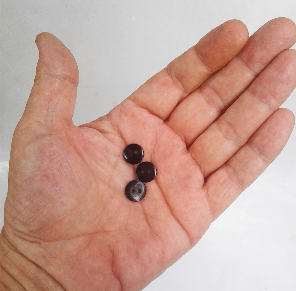 NDC Black Sewing Craft Buttons 100 Pack