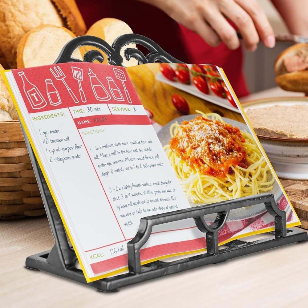 Classic Black Kitchen Reading Rest