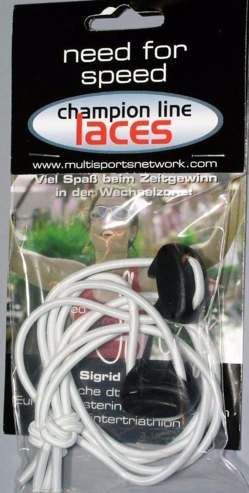 Elastic Shoe Laces Quick Transition Cord 28" WHITE