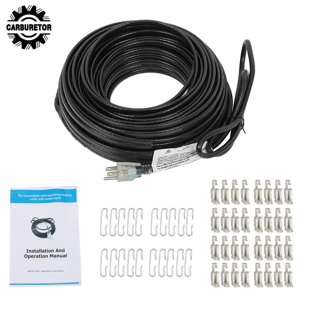 Heat Tape Freeze Protection 120FT Heat Tape For Water Pipes 120V Heating Cable