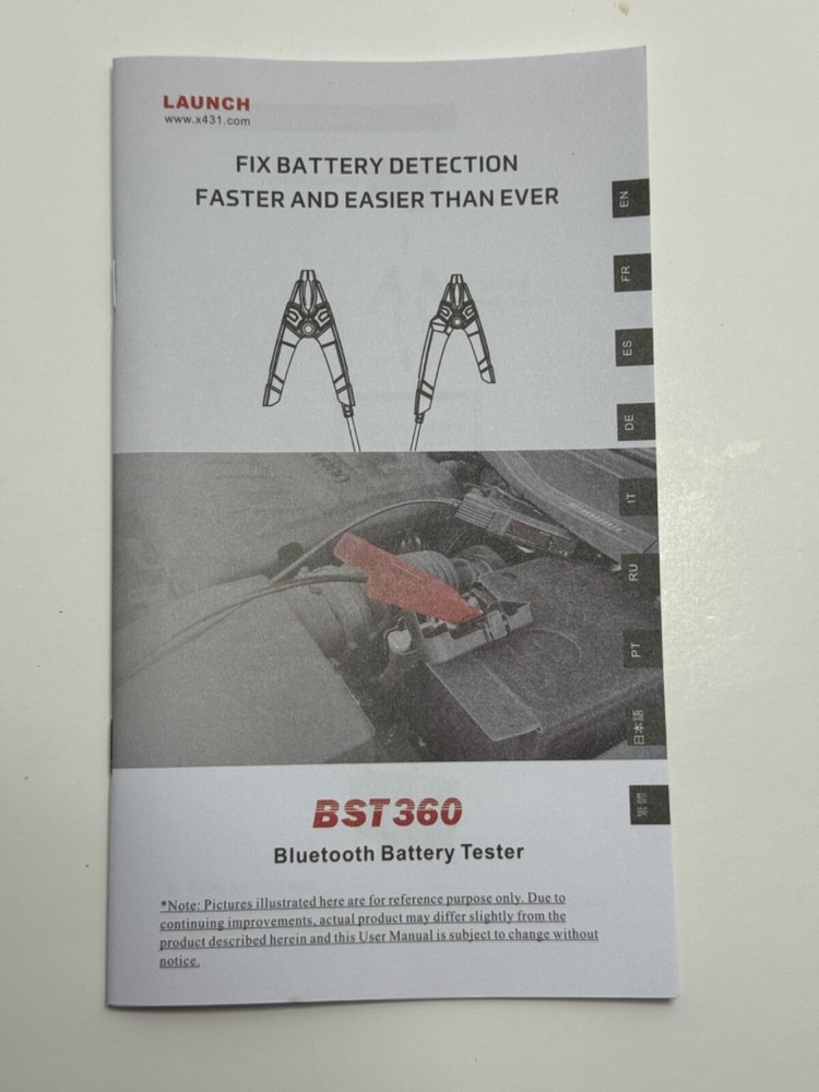 Launch BST360 BLUETOOTH BATTERY TESTER LAUNCH BRAND