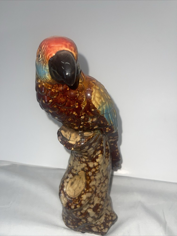 Vintage Ceramic Exotic Parrot