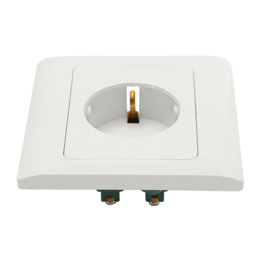 Single EU German Standard Electrical Plug Socket Wall Power Outlet Panel 16A ...