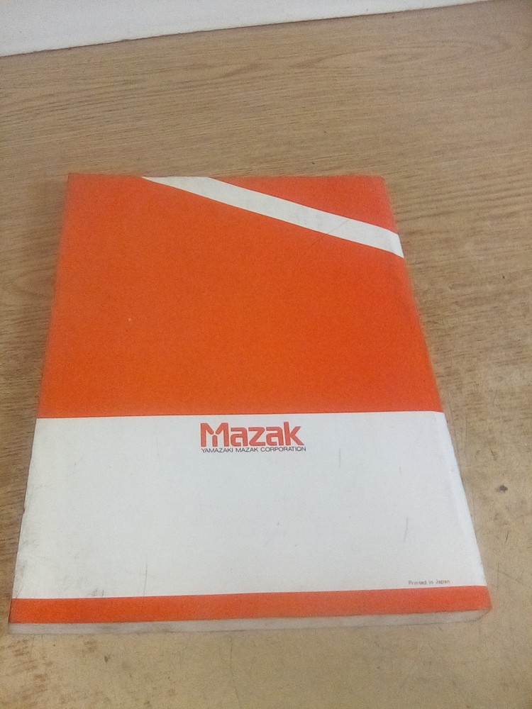 Mazak Programming Manual For Mazatrol M-32 EIA/ISO