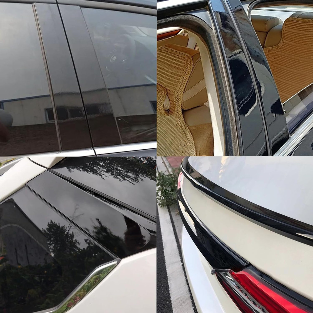 Gloss Black Vinyl Wrap Kit, 1"x30ft with Tools