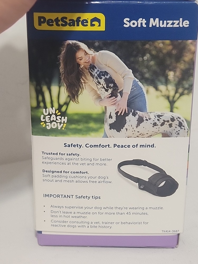 Petsafe Black Soft Muzzle Large