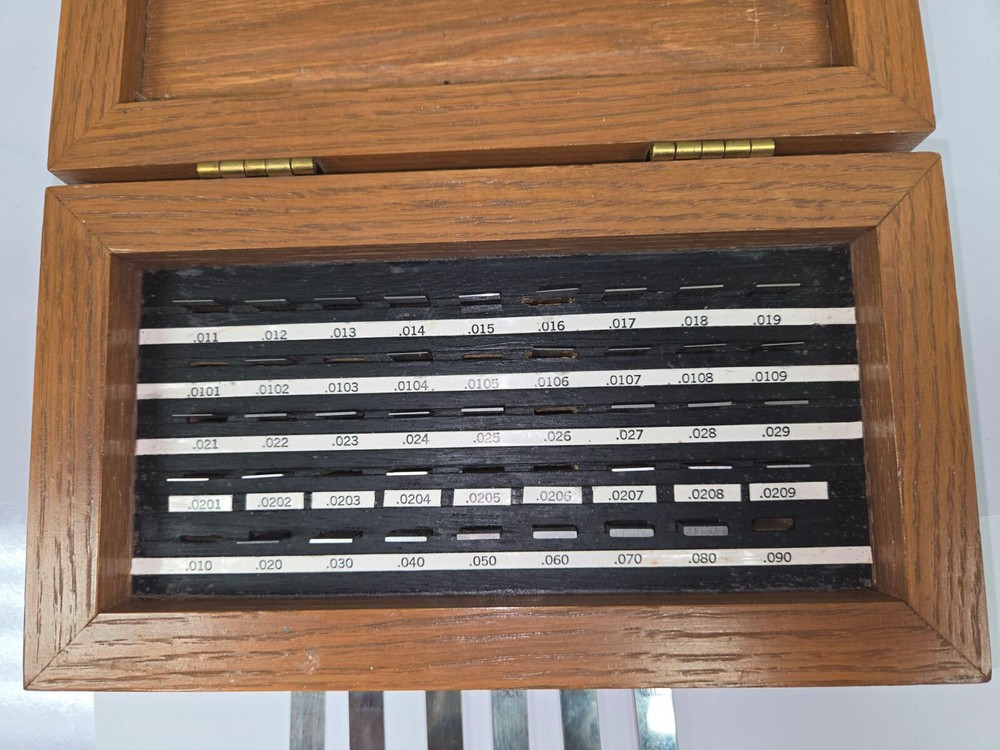 Webber thin gage blocks, Croblox 36 pcs +.