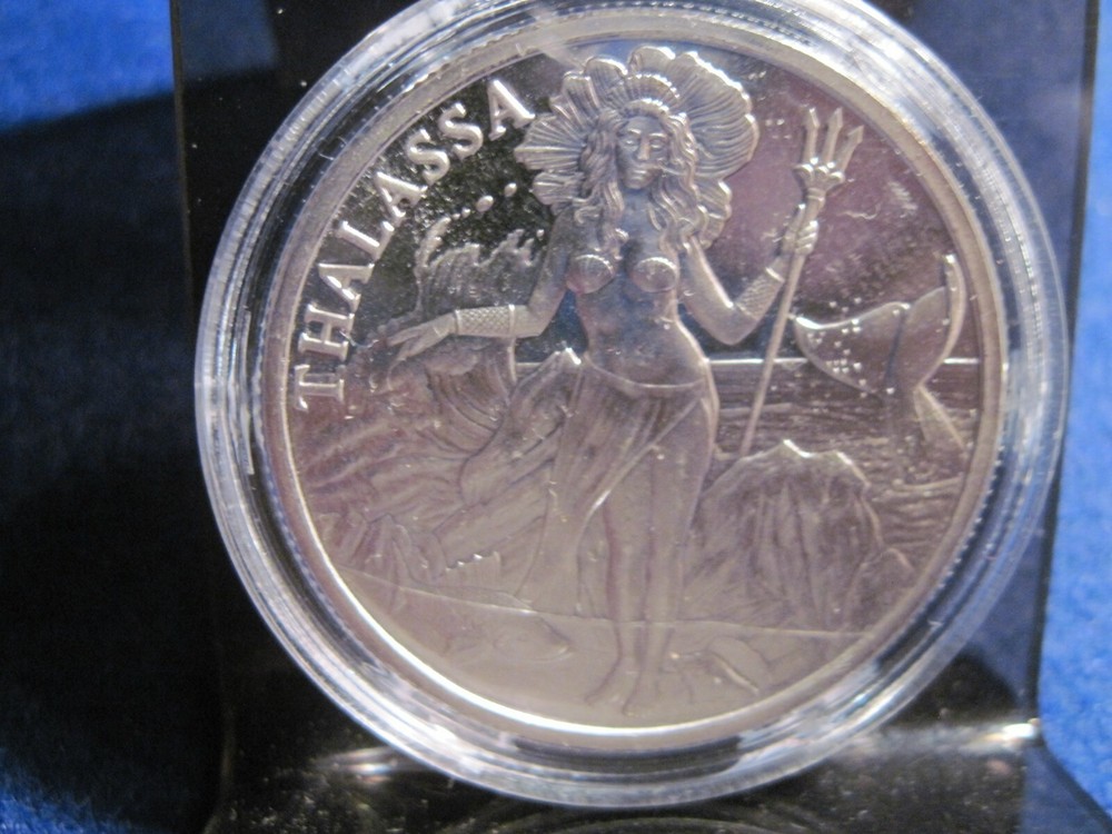 THALASSA ONE OUNCE .999 FINE SILVER