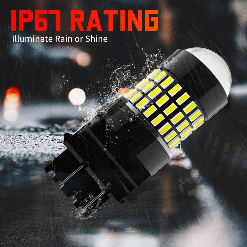 2x 3157 LED Backup Reverse Light Bulbs White for Chevy Silverado 1500 1999-2013